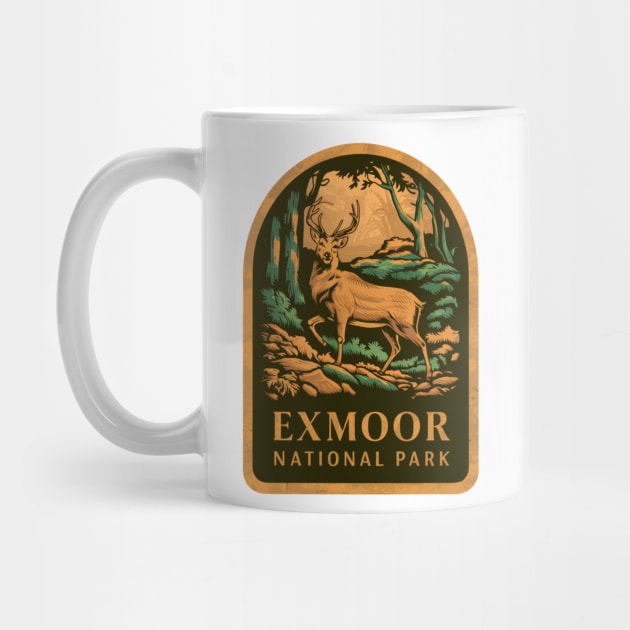 Exmoor National Park Deer Emblem by Perspektiva